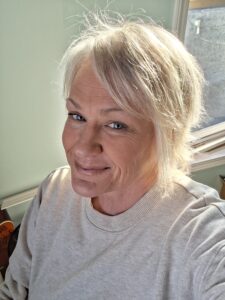 Kim on da street in Eureka Springs!